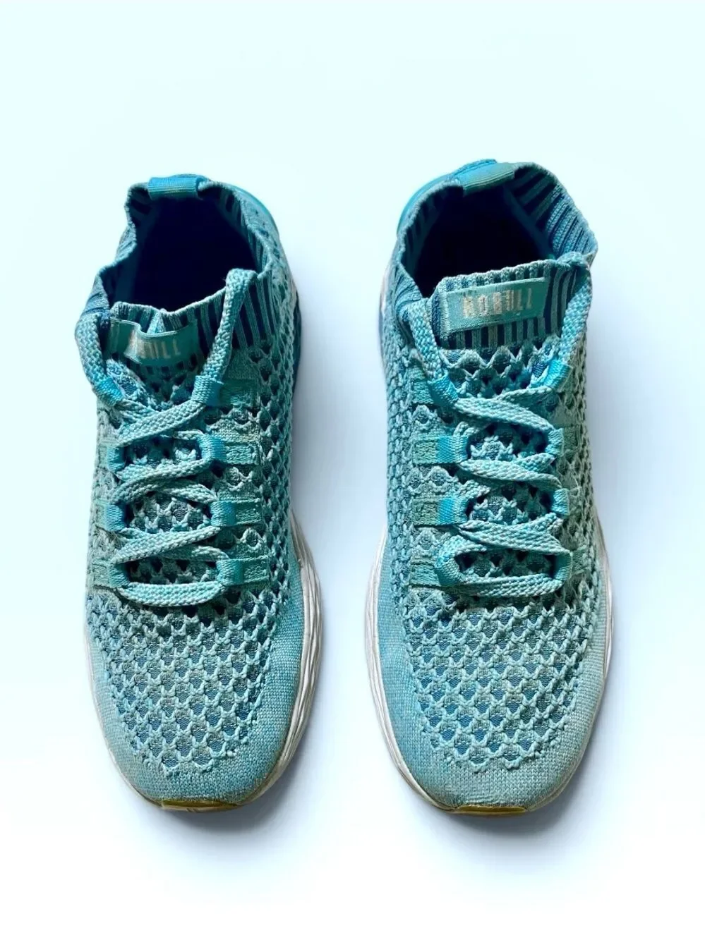 NOBULL Sneakers Knit Runner Blue Trainers Unisex EU 42.5 Mens 9 Womens 10.5